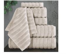 Image of Turkish Towel Set 100% Cotton (Cloud) 6 Pieces, 620gsm (Beige)