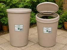 Image of 45L LARGE TOUCH TOP BIN DUSTBIN RUBBISH BIN KITCHEN HOME OFFICE PLASTIC RECYCLE