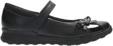 Image of NEW Clarks Mariel Wish Inf Girls Black Leather School Shoes UK Size 11E/EU29