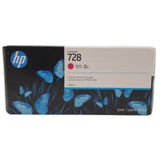 Image of HP 728 Magenta Ink Cartridge 300ml Extra High Capacity F9K16A Genuine Designjet