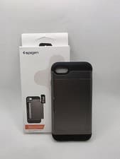 Image of Spigen iPhone 7 Case Armor CS Slim Fit Dual Layer Protective Gunmetal 042CS20453