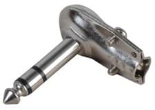 Image of 6.35mm Stereo Jack Plug. 90 Degree / Right Angle - PRO SIGNAL