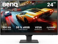 Image of BenQ GW2490E 24 Inch Eye-care Gaming Monitor, 100Hz, 1920x1080p, IPS, 2X HDMI