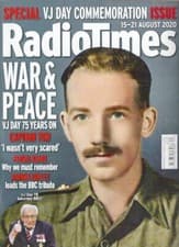 Image of RADIO TIMES Captain Sir Tom Moore WAR & PEACE VJ Celeb Aug 2020 BBC TV Magazine 