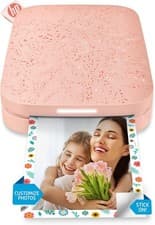 Image of HP Sprocket 2x3" Instant Smartphone Photo Printer, Portable Color PINK