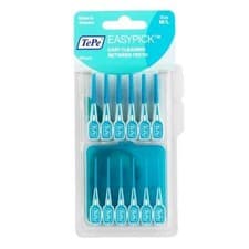 Image of TePe Easy Pick Interdental Brush Blue - 36 Picks & Travel Case