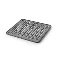 Image of OXO Small Sink Mat:Gray Kitchen Sink Protector & Dish Drying Rack,12.25" x 11.5"