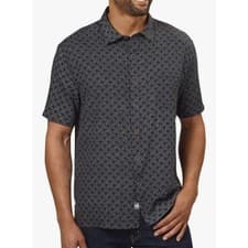 Image of Nat Nast Luxury Originals Silk Cotton Short Sleeve Button Bowling Shirt Sz XXL