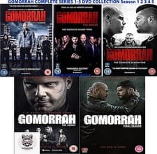 Image of GOMORRAH COMPLETE SERIES 1-5 DVD COLLECTION Season 1 2 3 4 5 UK gomorah gommorah