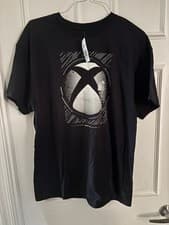 Image of NWT Men's Black XBOX Linear Logo T-Shirt XL - Free Shipping