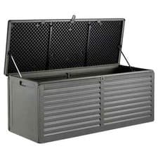 Image of 390L Garden Storage Box Utility Chest Waterproof Jumbo Container Lockable Lid