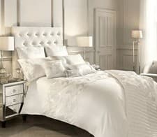 Image of STUNNING BRAND NEW KYLIE MINOGUE ADELE OYSTER THICKLY QUILTED BED / SOFA THROW