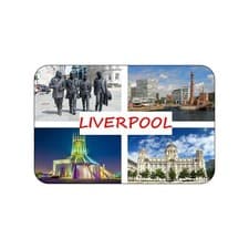 Image of X-LARGE FRIDGE MAGNET LIVERPOOL FM300