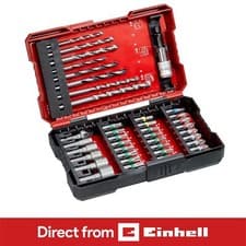 Image of Einhell Premium Drill Bit Set 39pc With Case for 1/4 Inch Hexagon Universal