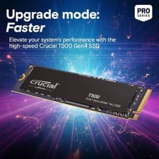 Image of Crucial T500 PRO 2TB SSD PCIe Gen4 NVMe M.2 , Up to 7400MB/s
