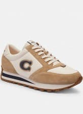 Image of Runner Sneaker Coach Chalk/Midnight Navy Brand New UK Size 4