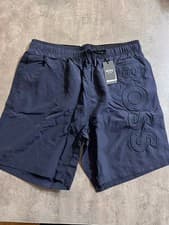 Image of Hugo Boss Whale Swim Shorts Navy XXL BNWT Large Logo Beach Trunks RRP £69