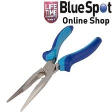 Image of LONG NOSE PLIERS 200mm / 8" HEAVY DUTY SOFT GRIP ENGINEERS PLIER,BLUE SPOT 08188