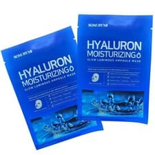 Image of 2x SOME BY MI Hyaluron Moisturizing Glow Luminous Ampoule Mask Sheets
