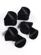 Image of 5pcs set Triangle Velvet Powder Puff Flours Mini Face Makeup Sponge Soft