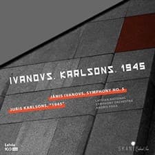 Image of Latvian National Symphony Orchestra and Andris Poga - Ivanovs Karlsons 1945 [CD]