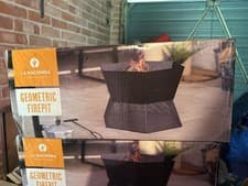 Image of Brand New La Hacienda Geometric Fire Pit | H29.5 x W38 x D46cm