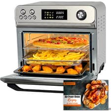 Image of 24L Air Fryer Oven With Rotisserie Digital Knob 1800W 10in1 airfryer