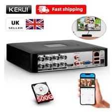Image of 8 Channel Security DVR Recorder&500G HDD H265 CCTV DVR for Surveillance Camera