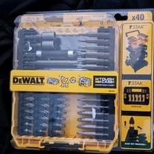 Image of NEW Dewalt 40 Piece DT70702 Impact Screwdriver Bit Set Fits TStak Tough Case+