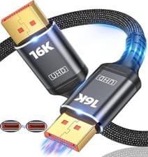 Image of 16K Displayport Cable 2.1, [VESA Certified] DP to DP Cable 7.5M, 16K@60Hz, 8K@1