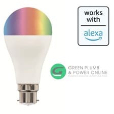 Image of 10 Watt Tuya WiFi RGB Smart LED Light Bulb Alexa Google B22 RGB Colour Lamp