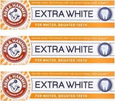 Image of Arm & Hammer Extra White Care Baking Soda Toothpaste 125g | Pack of 3 Toothpaste