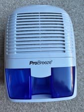 Image of Pro Breeze 1500ml Low Energy Dehumidifier for Laundry, Damp, Mould - Model PB-03