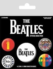 Image of The Beatles (Black) Badge Pack