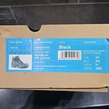 Image of ProMan Ankle Safety work Boots Mens Size 10 Boxed New Black, free uk post