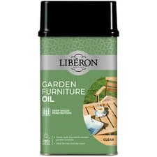 Image of Liberon 126172 Garden Furniture Oil Clear 1 litre