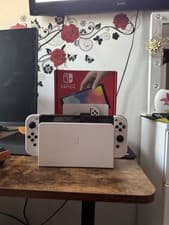 Image of Nintendo Switch OLED Model HEG-001 Handheld Console - 64GB - White