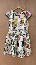 Image of New With Tags Ted Baker London Floral Dress  – Stunning Print - Size 8/10UK