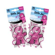Image of 2 x Little Joe 2D Hanging Car Air Freshener Fragrance Scent - Flower