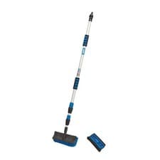 Image of Draper Telescopic Washing Brush 3m 2 Piece Vehicle Window Hard-To-Reach Cleaning