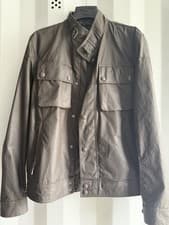 Image of Belstaff Legacy Racemaster Wax Cotton Biker Jacket Burnt Oak, UK44, 2XL