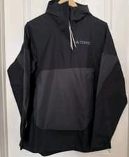 Image of adidas Women’s Small TERREX XPLORIC 2.5L CLIMAPROOF ANORAK Jacket Black JF1359