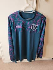Image of West Ham Home Goalkeeper Shirt 2022 2023 Long Sleeve Men's Size Large BNWT