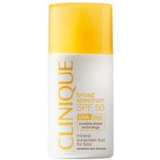 Image of CLINIQUE Mineral Ultra-Lightweight Sunscreen Fluid For Face SPF50 30ml *NEW*