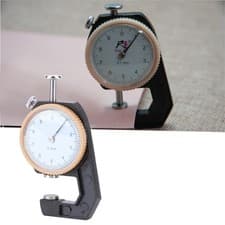 Image of 0-10mm Range Dial Thickness Gauge  For Leathercraft, Jewelry, Paper