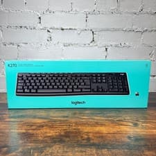 Image of Logitech K270 Wireless Keyboard 2.4GHz USB Receiver Brand New Sealed