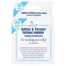 Image of Teething Powders - Ashton And Parsons - 20 Sachets Infants GSL UK.