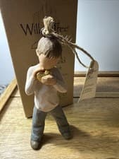 Image of Willow Tree Heart Of Gold 5.5" Tall NIB Boy with Golden Heart