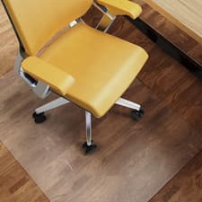 Image of NATRKE Office Chair Mat for Hard Floor Transparent, Large 122X92 Cm 48"X36" Desk