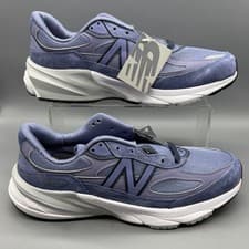 Image of New Balance 990v6 Mens 9 Casual Sneakers Purple White Grey Made in USA Shoes NWT